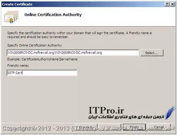 راه اندازی سرویس VPN SSTP