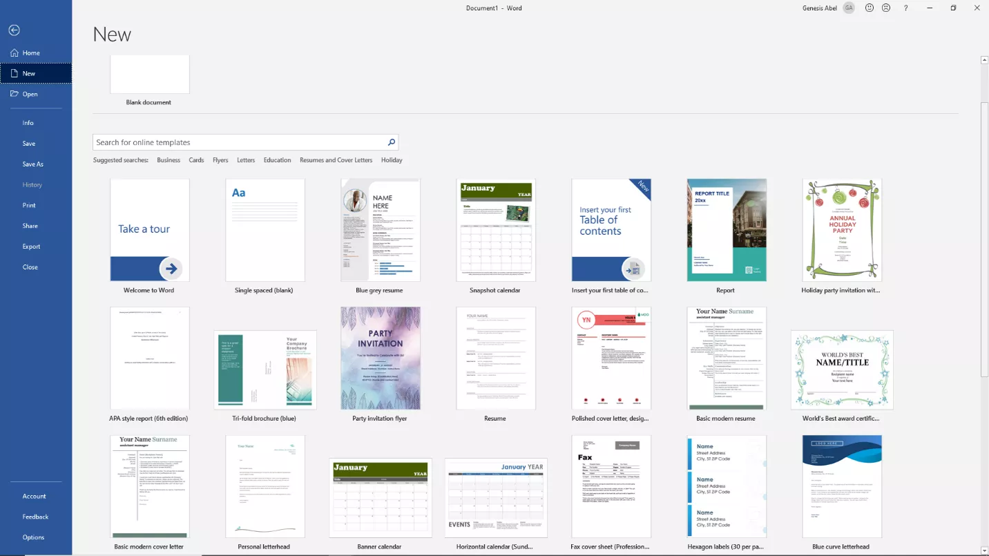 قالب ها در ورد