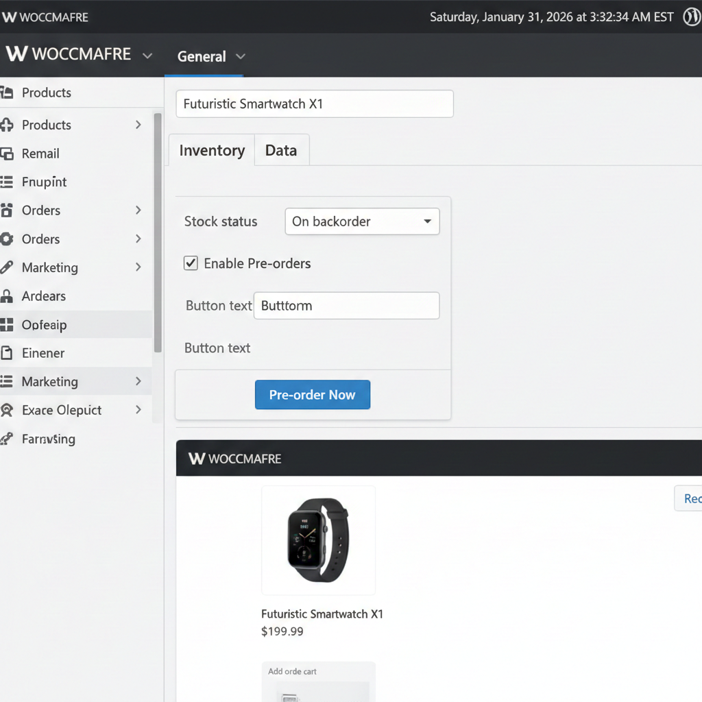 محصول در ووکامرس