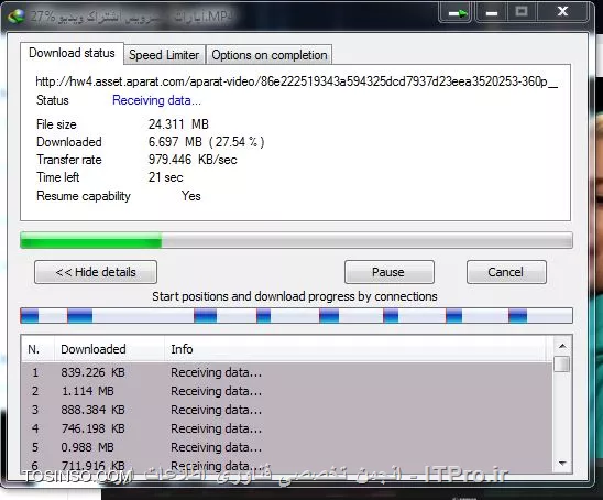 ||http://network.tosinso.com/files/get/1d1adfe5-5365-4493-a443-f8d0051cd14c||
||http://network.tosinso.com/files/get/a336d9c8-b1a1-40bf-948e-b90abce9e0da|| 
 ||http://network.tosinso.com/files/get/59155359-20eb-46fa-820f-d8ee59f65252||
ساعت17تا18
کدام پینگ درسته؟؟چطور ممکنه اینترنتم2مگ باشه و سرعت دانلودم...؟

الان در سرعت دانلود7.33عدد بعد ممیز (33 ) کیلو بایت خوانده میشه؟؟ 