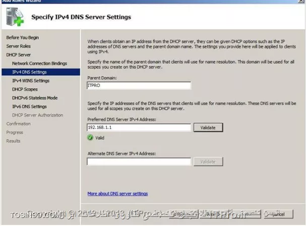 سلام من می خوام یه DHCP SERVER راه اندازی کنم ولی نمی دونم که در مراحل اول که باید آدرس dns بدم , این آدرس DNS رو  برچه اساسی بدم باید DNS رو در تنظیمات کارت شبکه وارد کنم , بعد همون آدرس رو در این مرحله که عکسش رو گذاشتم وارد کنم؟؟؟ یا نه باید طور دیگه ای این آدرس رو تنظیم کنم ، خواهش می کنم راهنماییم بفرمایین دوستان گرامی 
||http://tosinso.com/files/get/1e467efb-f905-48dc-a951-627bd9d87f18||