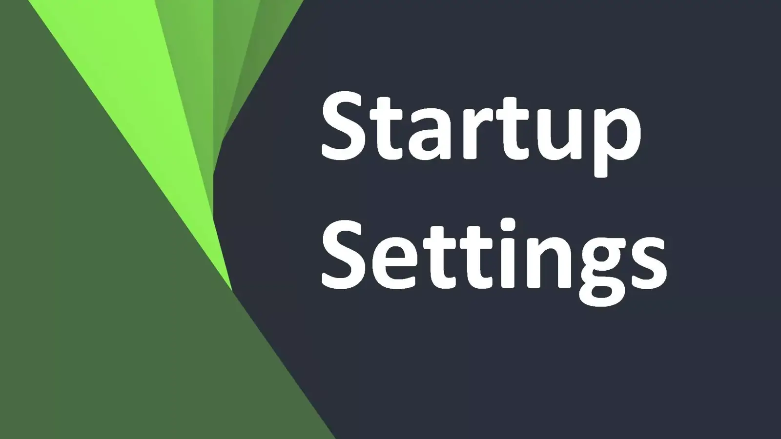 کاربرد منوی Startup Settings در ویندوز 8 چیست؟ 