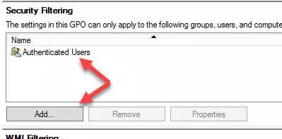 برای این کار کافیه تا روی GPOیی که ساختین برین و طبق شکل زیر گروه Authenticated Users رو حذف، و با زدن Add تنها یوزری رو که مدنظر دارین به اون پالیسی اضاف کنید.
<center>
||https://tosinso.com/files/get/1eb2e276-9f96-4b71-a087-76cb320d9d23||
<center>