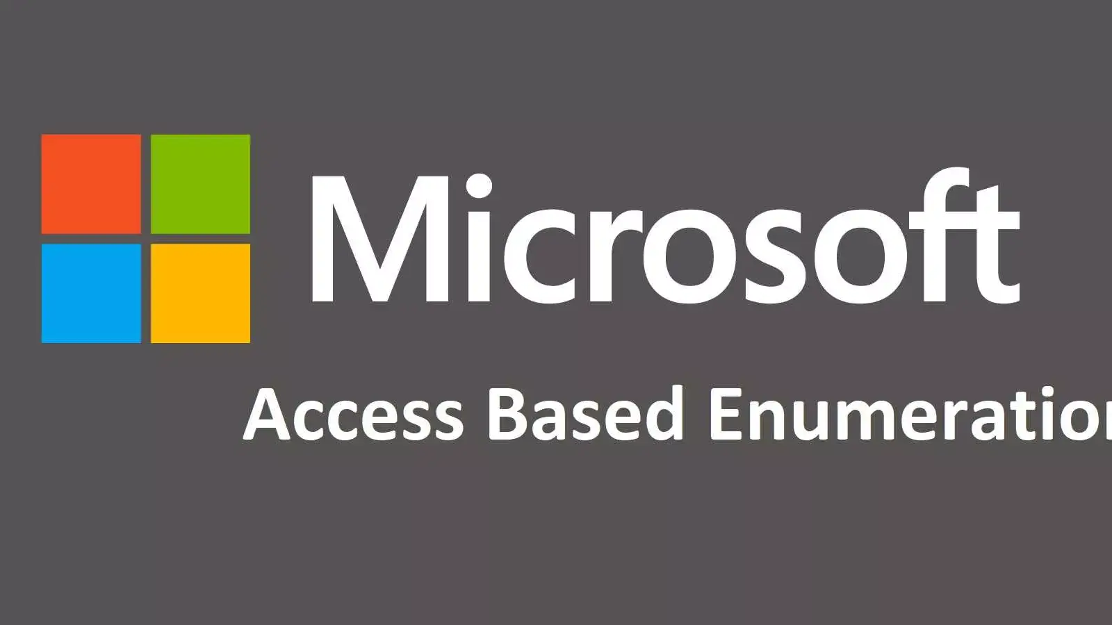 ABE چیست؟ آموزش راه اندازی Access Based Enumeration در ویندوز