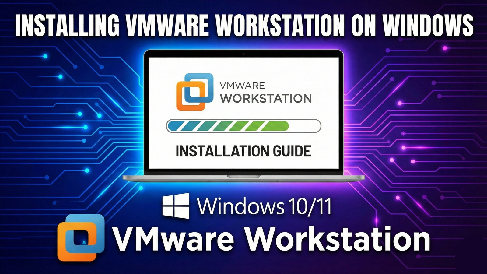 آموزش نصب VMware Workstation در ویندوز (راهنمای جامع و کاربردی)