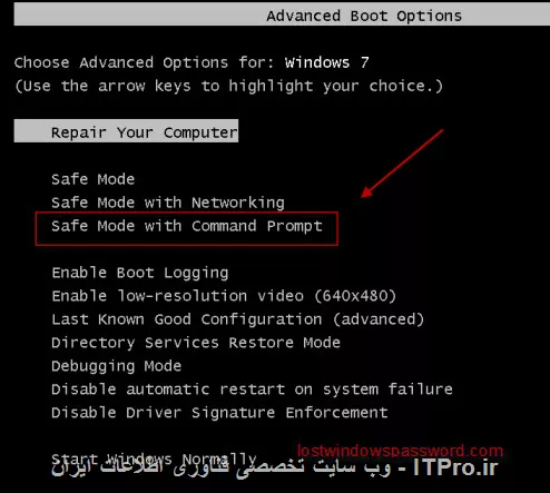 ریست کن
با f8 برو Safe mode
||http://network.tosinso.com/files/get/201281e5-3ffd-43d1-9d03-75965f2447c5||
تایپ کن
net user administrator /active:yes
||http://network.tosinso.com/files/get/a83fc63c-0565-4750-843d-68020bd22e5a||
بعد ریست کن
ببین این چی جواب نمیده؟
