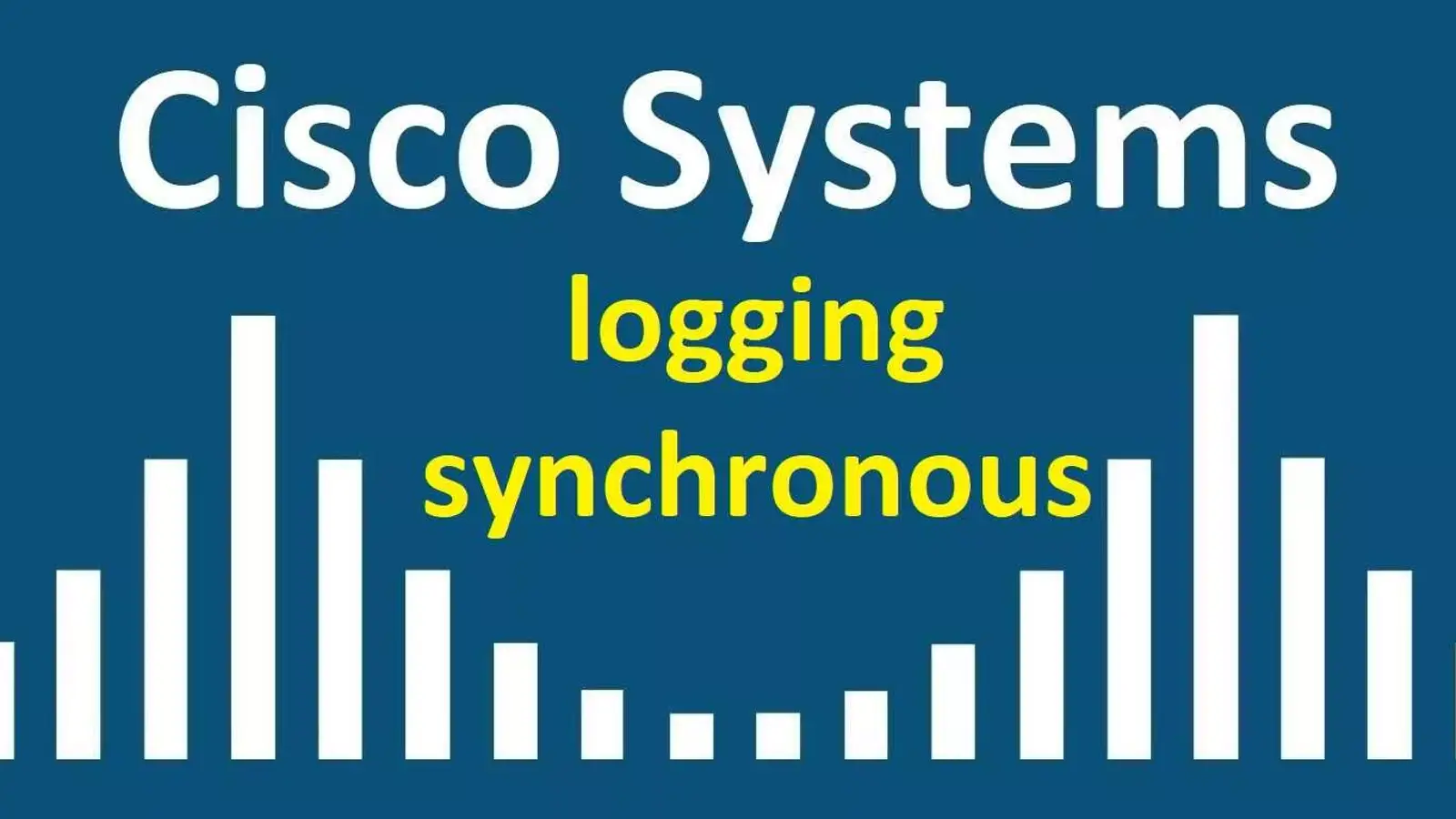 کاربرد دستور logging synchronous در سیسکو چیست؟