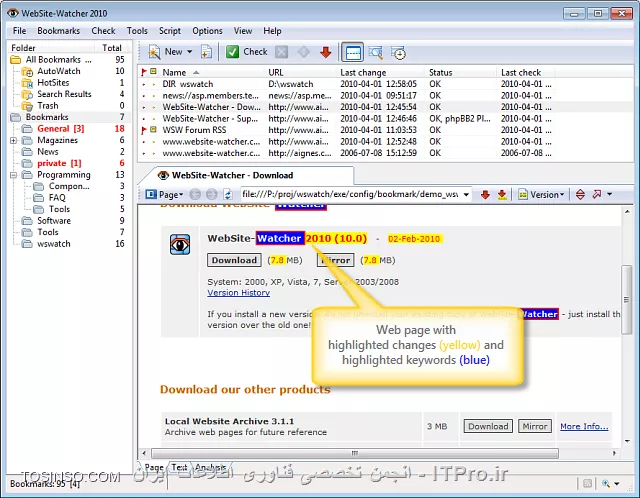 وب سایت توسینسو