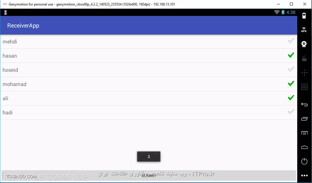 وب سایت توسینسو