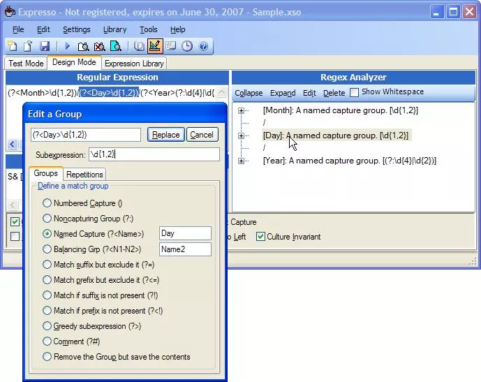نرم افزار ساخت Regular Expressions یا Regex