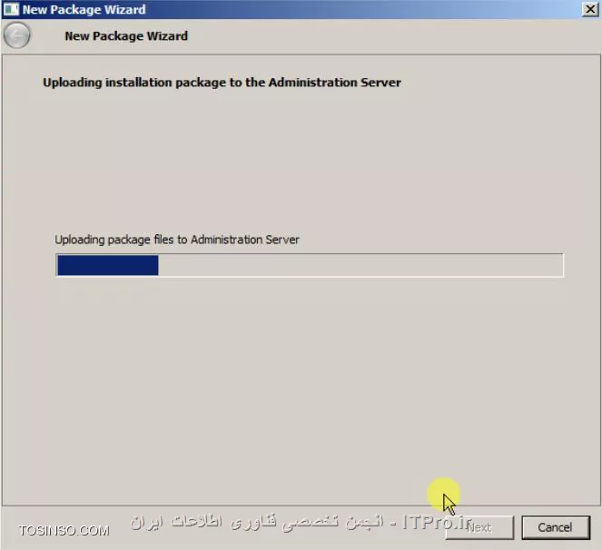 با سلام خدمت اساتید محترم و دوستان عزیز در ادامه آموزش کنسول مدیریتی کسپرسکی،امروز با هم 2 روش ایجاد پکیج آنتی ویروس رو مرور میکنیم.که روش اول بعد از ساخت پکیج به صورت لوکال باید اجرا بشه و در روش دوم شما میتونید به صورت ریموت آنتی ویروستون رو نصب کنید

*روش اول - 1Click*

تو این روش همونطور که از اسمش پیداست شما باید خیلی راحت و به قول معروف با یک کلیک آنتی ویروستون رو نصب کنید.بریم ببینیم که این پکیج به چه صورت ساخته میشه:

بعد از اجرای کنسول،Remote Installation رو انتخاب کنید و Installation Package رو انتخاب کنید
||http://tosinso.com/files/get/c69e29b2-7176-4e17-ad98-543f43541787||
در پایین صفحه شما پکیج های موجودتون رو میبینید که میتونید آنتی ویروس KES 10 یا Network Agent رو انتخاب کنید که باید روی هر کدوم که می خواید رایت کلیک کنید و گزینه ی Create Stand-alone installation package رو انتخاب کنید
||http://tosinso.com/files/get/357571a6-9de7-4ad6-aced-7845d176fd5b||
در این قسمت شما این امکان رو دارید که مشخص کنید هنگام ساخت پکیج،Net Agent هم با اون ساخته بشه یا خیر.اگر این گزینه رو انتخاب کنید-که پیشنهاد میکنم همین کار رو هم انجام بدید-موقع 

نصب،هم آنتی ویروس و هم Net Agent با هم نصب میشن و لرتباطتون با سرور برقرار میشه
||http://tosinso.com/files/get/fcd1d1c1-71cb-441a-86f6-fc9d692a345b||
بعد از اینکه Next رو زدید اگر تو مرحله ی فبل انتخاب کرده بودید که Net Agent هم نصب بشه،ازتون میخواد تعیین کنید کامپیوتری که آنتی ویروس رو روش نصب میکنید به کدوم گروه انتقال داده بشه

که گروه Managed Computer به صورت پیش فرض روی کنسول وجود داره و میتونید همون رو انتخاب کنید
||http://tosinso.com/files/get/5ddd5af1-8e89-4a93-91cb-14045cd972a9||

حالا Managed Computers رو انتخاب کنید
||http://tosinso.com/files/get/a134cf62-269a-40a0-9cc3-71b0cb12c13c||
بعد از اینکه Ok کردید صبر میکنیم تا پکیجمون ساخته بشه
||http://tosinso.com/files/get/dc6fb27e-975e-4e99-ac63-d1f5c405e82c||
حالا همونطور که میبینید پکیج ساخته شده و شما Next رو بزنید
||http://tosinso.com/files/get/92501675-c701-4543-b210-4f292d9aaf39||
کار تو اینجا تموم شده و میتونید Finish رو بزنید
||http://tosinso.com/files/get/bb2c6285-b243-4618-8e43-bd49de03da92||
حالا برای دیدن 1Click ساخته شدتون به فولدر share سرورتون برید
||http://tosinso.com/files/get/ba631b84-1845-457c-a961-60ba2043711b||
تو اینجا یک فولدر میبینید به اسم PkgInst که میتونید واسه ی راحتی به 1Click تغییر نامش بدید
||http://tosinso.com/files/get/c1e86c9c-ca71-4812-96c5-c0c2079423f7||
وقتی وارد این فولدر میشید  یک فایل به اسم Setup میبینید که باید اون رو روی کامپیوتر کلاینت یا روی فلش کپی کنید و روی سیستم مورد نظرتون اجرا کنید
||http://tosinso.com/files/get/125d61d2-bcd5-454f-b19f-0b5c8ac74508||
Start Installation رو انتخاب کنید
||http://tosinso.com/files/get/4103ca99-7447-4a22-98b0-f77f22f7f06e||
تو این مرحله بعد از اجرا کردن 4 مرحله انجام میشه و ارتباط کلاینت با کنسول مدیریتی برقرار میشه و آنتی ویروس نصب میشه و شما کاری نباید انجام بدین که میشه گفت همون 1Click شده
||http://tosinso.com/files/get/f30bfc6b-5731-4ba3-a07b-9c0bde881560||
امیدوارم به مشکل نخورده باشید و آنتی ویروستون نصب شده باشه
||http://tosinso.com/files/get/e7e2b959-9b78-48fc-8240-0278f98b823d||

*روش دوم - Create New Installation Package*

در این روش چون اسم خاصی نداره ما هم همون نصب پکیج جدید رو به عنوان اسم انتخاب میکنیم.فقط چند تا نکته هست که قبل از شروع خدمتتون عرض میکنم:

* ساخت پکیج Antivirus و Network Agent مشابه هم هست.
* این آموزش در مورد ساخت پکیج های ورژن آنتی ویروس 6 و 8 هم به همین روش انجام میشه
* ممکن هست عزیزانی که از کنسولهای ورژن 8 یا 9 استفاده میکنند مسیر Installation Package هارو از Repositories پیدا کنند
<left>
Repositories>Installation Package                                 For version 9.2.62 and 8.0.2177
<left>
خوب حالا با هم این روش رو شروع میکنیم
بعد از اینکه کنسول رو اجرا کردید Remote Installation رو انتخاب کنید و Installation Packages رو بزنید
||http://tosinso.com/files/get/3540615c-b106-4e4e-844f-25e622cc49d5||
در بالای صفحه Create Installation Package رو انتخاب کنید
||http://tosinso.com/files/get/8d0b19d9-90ea-4305-8218-b6fe442d2868||
حالا گزینه ی اول رو انتخاب کنید
||http://tosinso.com/files/get/fa05cd3d-ad80-4365-81ef-fac68b174145||
تو این قسمت باید اسم پکیج رو مشخص کنید که اگر این کار رو هم نکنید بعد از اینکه پکیج ساخته شد هم میتونید اسم اون رو تغییر بدید
||http://tosinso.com/files/get/4e142e8c-9055-46ad-bc21-73425eabd1a6||
تو این مرحله باید فایل مربوط به ساخت پکیج رو معرفی کنید که Select رو بزنید
||http://tosinso.com/files/get/2d8b0b66-2c82-4bb5-bcbd-5a248f6c3ac0||
حالا باید به آدرسی که پکیج کنسول تو اون Extract شده برید و پکیج مورد نظرتون رو انتخاب کنید.
||http://tosinso.com/files/get/3b44eb1f-fb90-44cd-90bb-dd219ee5d6f0||
تو این قسمت نیاز به معرفی پکیج دارید.در صورتیکه نیاز به ساخت پکیج آنتی ویروس دارین، به پوشه ی KES 10 برید و فایل با پسوند .kpd یا .kud رو انتخاب کنید و Open رو بزنید
||http://tosinso.com/files/get/a281812e-7f40-414d-8193-f9e7160092fa||
اگر هم نیاز به ساخت پکیج Net Agent دارید به فولدر Net Agent 10 برید و فایل با پسوند .kud رو انتخاب کنید و Open رو بزنید
||http://tosinso.com/files/get/3db8dcf0-e9c1-444f-98c6-c5cea1005c85||
تو این قسمت پکیج شناسایی شده و آماده ی آپلود شدن روی سرور هست و شما Next رو بزنید
||http://tosinso.com/files/get/228ce460-70e0-42d9-b29c-4063f93392e4||
خوب پکیج به صورت کامل بر روی سرور آپلود شده و شما میتونید Finish رو انتخاب کنید
||http://tosinso.com/files/get/546cea92-1f18-4081-9e7b-72eb0e7f1895||

خوب دوستان عزیز با هم این 2 روش رو یاد گرفتیم و امیدوارم مفید واقع شده باشه.انشالله به زودی آموزش های قسمت های دیگه ی کنسول رو هم آماده ی ارائه به خدمتتون خواهم کرد.هفته ی خوبی رو براتون آرزو میکنم.

نویسنده : مهدی عسکری
منبع : |جزیره امنیت اطلاعات و ارتباطات وب سایت توسینسو::https://tosinso.com/security|
هرگونه نشر و کپی برداری بدون ذکر منبع و نام نویسنده دارای اشکال اخلاقی است