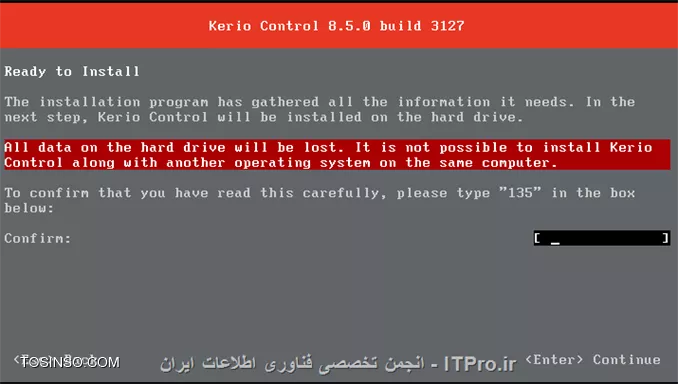 سلام ، من دارم تو vmware کریو  کنترل نصب  میکنم واین  پیغام  رو داده و میگه اگر  نصب  کنی  اطلاعات هارد پاک میشه.و کریو رو مسیر نصبش رو دادم درایو E.منظورش  چیه؟نصب  کنم یا نه؟

||http://tosinso.com/files/get/22af2b9d-5a4b-4dbb-a709-f486ec0d0d50||