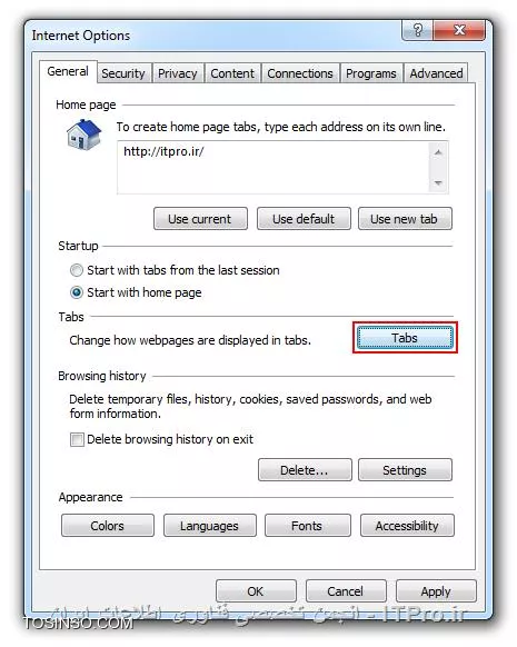 جلوگیری از باز شدن صفحات Pop-up در Internet explorer و Mozilla Firefox