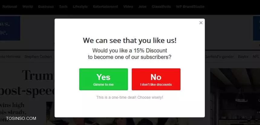 تصویر Popup های Yes و No