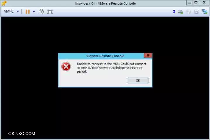 سلام دوستان من Launch Remote Console رو برای یه VM داخل کنسول تحت وب vCenter میزنم اما خطای زیر رو دریافت می کنم. VMRC رو نصب کردم و فایروال ESXi رو هم خاموش کردم. به نظرتون مشکل از چی میتونه باشه ؟
||https://tosinso.com/files/get/235bb654-edfe-4843-bcef-196987a9f71a||
