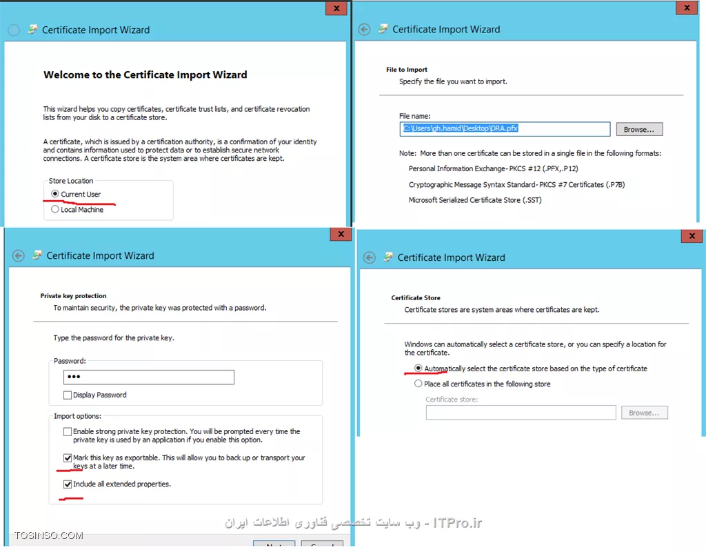 ایجاد Data Recover Agent برای رمزگشائی کردن فایلهای کاربران در Domain