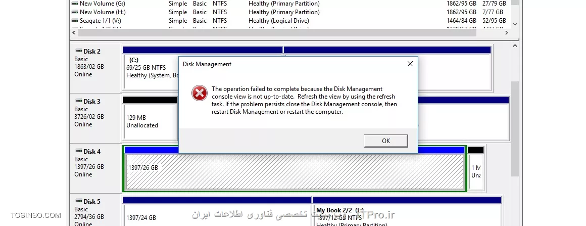 سلام
من 9 عدد هارد اکسترنال آداپتوری دارم که بوسیله دو عدد هاب اداپتوری tp link u700 اونها را به سیستم وصل کردم.
مشکل اساسی من اینه که وقتی سیستم را روشن می کنم همه هارد ها شناسایی میشه اما به صورت زیر نمایش داده میشند 

||https://tosinso.com/files/get/34060cbb-5a32-4246-82d4-2131be396d0a||


وقتی که داخل منیج میشوم و می خواهم حرفی را برای درایور هارد انتخاب کنم پیغام زیر نمایش میده

||https://tosinso.com/files/get/244e42cd-8056-4a67-b22a-3b8aad13b857||
من مجبورم چندین بار هر کدوم از هاردها را خاموش روشن بکنم و یا یو اس بی را جابجا بکنم تا بتونم هارد را درست ببینم 
مشکلم از کجاست