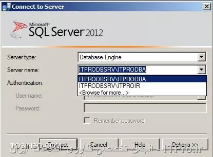 آموزش SQL سرور انتخاب Instance صفحه اصلی متصل شدن به SQL سرور