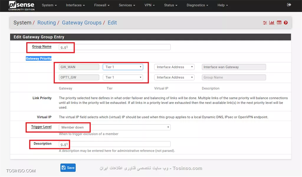 وب سایت توسینسو