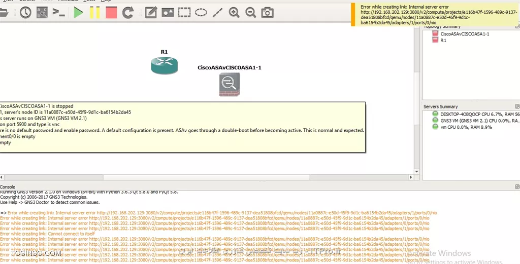 asa in gns3