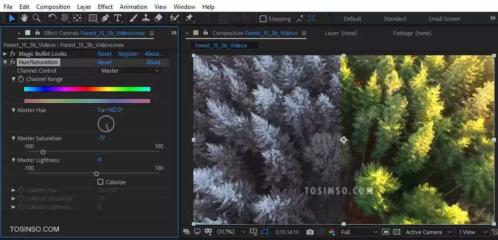 100 Effects of After Effects explained : Hue/Saturation