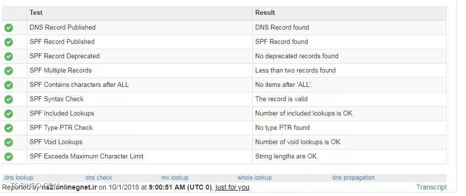 با سلام به همه ی itpro های عزیز
یک vps  خریداری کردیم
smtp سرور و راه اندازی کردیم
تمامی رکوردهای مورد نیاز میل سرور که در اسپم نشدن دخیل هستند رو به درستی و صحیح ایجاد کردیم :
از کجا می دونیم صحیح هستند : در سایت mxtoolbox در بخش تست smtp server
تمام موارد و تک تک رکوردها رو چک کردیم مشکلی ندارند !
تصاویر ضمیمه رو ببینید لطفا
رکوردهای A - ptr - DKIM-DMARC
ایجاد شده اند
هیدر RAW Email از یاهو :
<xml>
X-Apparently-To: adel_hossienpour@yahoo.com; Mon, 01 Oct 2018 08:34:01 +0000
Return-Path: <HarswareAdel@onlinegnet.ir>
X-YahooFilteredBulk: 185.116.162.231
Received-SPF: pass (domain of onlinegnet.ir designates 185.116.162.231 as permitted sender)
X-YMailISG: nFoPfNYWLDtUESreJ6JQnZcvM.JcUOy9p1qdYrmIqDyNc8sg
 EyWdiJQ6NuKyPk_xmE4SBmDbCRJZywKL.k4UzfU3C4u7qVPquodO7bR25Xxy
 f.a18.V7hE9vQaQMR0y2QUBmXnj9kuRKgDzzgojXmPilcD2_DqU6c5wvs9sK
 u_FF6Q9Ko2xbAnLkhBeucjIZuomxqdi_5dOsPH94yK7uoXVEBoYyuijb0Mnd
 ewfxd4FxjyQv46ei0z7zIFXC60aBz5ue3QfXjhT53.UI11U.zWZWTXu7DhUE
 4t.5FPAYq4hn3XqzZNKAkWT2e28o5rm93xeTmDXyGI9B.4ommCPHUPh2DnPr
 FBP8Ej5tHFAmr_fYkNe8HorajgIMGGszTuWyw0.DLelfvuKR1xxGqhskq9Ya
 HBJBhO.ghdWP.VnJW2r8uKs.TPebWKQGJUaaxcPJ3YPP8m9wkhkkdOAcLsHN
 NEK4Mm3xrGidhWeyrUMUOg55sur7pFLfELOfm_fu1U5fzs62LJnAyT6b0BA_
 NAmV8z9mpx8hTiy2H65Htwwalp8HBXkJEE1W915mFaPPP1srX0M4tjX9n9m8
 7J8zZ22nxAXak.cPQwfe0ruMFsdaKOgLHn.t3d96J5SMTu05z5MWgb19.5G1
 MDJ7D52KfKXfrKl84NX5GT2VvmylW0kUBdSrvgvv8RIBGhWM9ByPKDrn8Qsr
 IIcvO.JDJ03VwFVAWJzlRY6X24Y1ESeiv6COhauR2C33asK9iu3R75mo45jM
 hjXCT9LUwSSj9nNAyjMnRaycJ0cN7.zhD68D411nO_Nx0apZYlxeSHmrJhjt
 QfKTh3P66r8vqx56.D3LEZ8GqZCdP6ppWHvojopvzthC6Z3MPPvPOQ.rTWHt
 X98NdAE-
X-Originating-IP: [185.116.162.231]
Authentication-Results: mta4472.mail.gq1.yahoo.com  from=onlinegnet.ir; domainkeys=neutral (no sig);  from=onlinegnet.ir; dkim=neutral (no sig)
Received: from 127.0.0.1  (EHLO mail.onlinegnet.ir) (185.116.162.231)
  by mta4472.mail.gq1.yahoo.com with SMTP; Mon, 01 Oct 2018 08:34:00 +0000
Received: from WIN-EJCFGSELCJO ([185.116.162.231]) by mail.onlinegnet.ir with Microsoft SMTPSVC(8.5.9600.16384);
	 Mon, 1 Oct 2018 20:43:24 +0330
MIME-Version: 1.0
From: HarswareAdel@onlinegnet.ir
To: adel_hossienpour@yahoo.com
Date: 1 Oct 2018 20:43:24 +0330
Subject: Adel Hosss PC Release
Content-Type: text/plain; charset=us-ascii
Content-Transfer-Encoding: quoted-printable
Return-Path: HarswareAdel@onlinegnet.ir
Message-ID: <WIN-EJCFGSELCJOOq5T00000008@mail.onlinegnet.ir>
X-OriginalArrivalTime: 01 Oct 2018 17:13:24.0555 (UTC) FILETIME=[0FD581B0:01D459AA]
Content-Length: 26

Hi Adell OK that my body

<xml>

||https://tosinso.com/files/get/1abf1802-998d-42cf-bb50-537e830aa79b||
||https://tosinso.com/files/get/8e6d03f7-a062-4aa4-9324-6a4b8a9cbf5e||
||https://tosinso.com/files/get/fe645aa0-f2c5-45a6-9f5f-0ca7b381f1bc||
||https://tosinso.com/files/get/541298a5-6717-4a7c-aaec-d262344a7ff6||
||https://tosinso.com/files/get/259e7a10-105c-46c3-a9ff-b2180b309d64||
