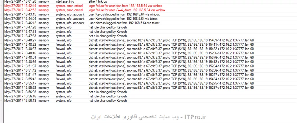 راستی بله قبلا روش نت نوشتیم برای وی پی ان که الام توجه کنید غیر فعالش کردم ولی کار میکنه
دوستان اینم لاگ فایلش

||https://network.tosinso.com/files/get/25a17385-d226-4556-94b7-2d24a3297117||