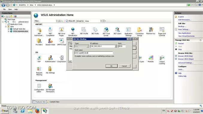 با سلام
در تکمیل توضیحات دوستمون آقای باقری باید عرض کنم سه راه برای راه اندازی وب سایت بر روی یک سرور وجود دارد.
1- اختصاص IP های متفاوت به سرور و اختصاص هر یک به وب سایت
2- استفاده از پورت های مختلف برای وب سایت ها
3- استفاده از فیلد Host Name  برای سایت ها

در روش سوم شما با اختصاص یک Host Name به سایت ها این امکان رو بوجود می آورید که سرور درخواست هایی را که دریافت می کند را بر اساس مقداری که در فیلد مربوط به Host Name بسته می باشد تحویل سایت مربوطه می دهد.

مراحل مربوط به انجام تنظیمات Host Name برای سایت هایی رو که ایجاد کرده اید رو می توانید در تصاویر زیر مشاهده کنید.
فقط با توجه به توضیح آقای باقری شما در DNS رکوردهای مربوط به هر Host Name رو رایجاد کنید.

||http://network.tosinso.com/files/get/ed814881-cbf7-4f19-a85e-ca179add60ac||
||http://network.tosinso.com/files/get/e19b1ef9-ae9a-4ef9-a4db-8773a4f4a37c||

||http://network.tosinso.com/files/get/265ea838-30c7-4ac0-aab2-0c3a8419d89c||

 