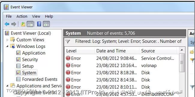 زیاد وقت شما را نمی گیریم ! Event viewer چیست و چطور می توان از آن استفاده کرد؟