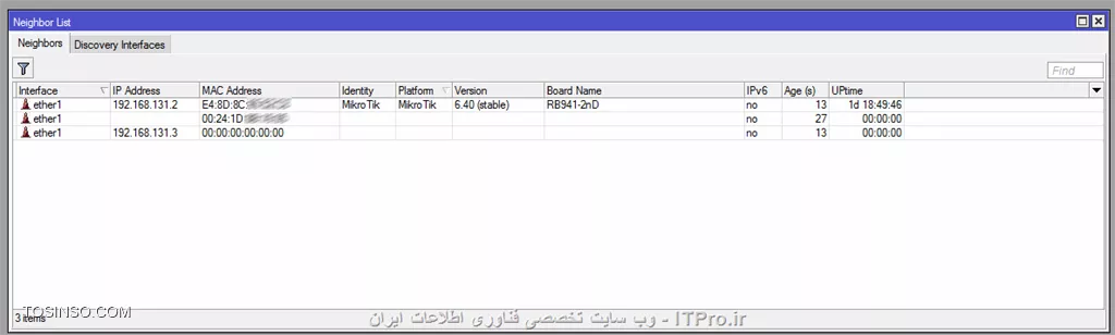 اینم الان دیدم:
||https://virtualization.tosinso.com/files/get/26f330a8-3f23-4360-b49d-7cbf23c35f10||
لیست neighbors از دید روتر مجازی

روتر اصلی رو دیده، ولی این وسط نمیدونم چرا آیپی کارت شبکه‌ی کامپیوتر و macـش رو از هم جدا دیده!