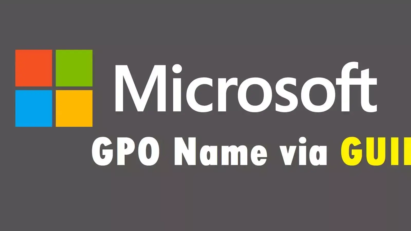 آموزش پیدا کردن نام پالیسی یا GPO از طریق GUID