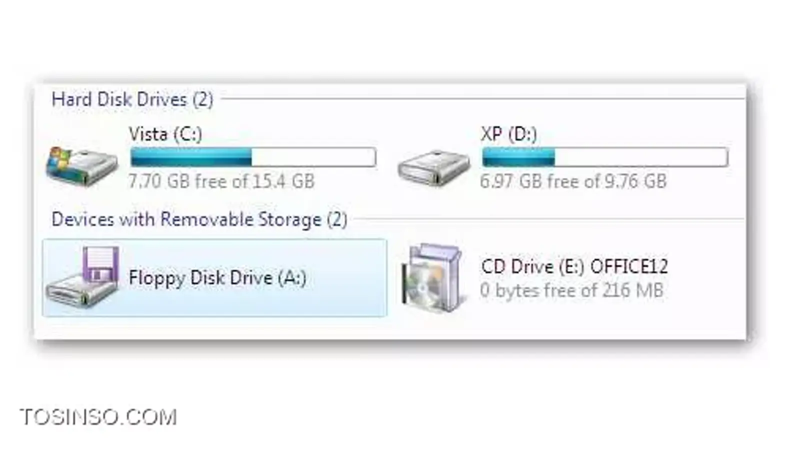 چگونه آیکن فلاپی را از My Computer حذف کنیم؟