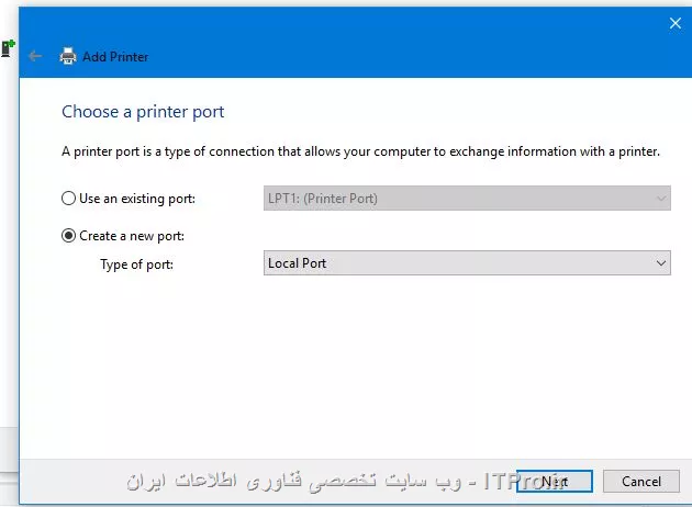 سلام 
برای این کار باید New Port بزنید. برای این کار با یوزر ادمین لاگین کنید.
2. به Device and Printer برید.
3. Add a  Printer رو بزنید. و روی the printer i wan isnt list رو بزنید.
||http://network.tosinso.com/files/get/e36e4f81-9d45-4223-82b5-ee0e2f2ff15c||
 4. در مرحله ی بعد add local Printer ... رو انتخاب کنید
||http://network.tosinso.com/files/get/77b894d8-e836-4c28-a9df-b1367e4e0e78||
5. در مرحله ی بعد creat new port رو بزنید و Local Port رو انتخاب کنید:
||http://network.tosinso.com/files/get/29414b30-002d-4a59-8986-3c87b576a685||
6. در مرحله ی بعد باید آدرس پرینتر رو به طور کامل و صحیح وارد کنید. دقت کنید آدرس پرینتر به همراه اسمی که با اون share شده.( share name).
||http://network.tosinso.com/files/get/3e007403-d2a4-415c-a4d2-3a6e3f60bbaf||
به طور مثال:
<c#>
\\printserver\hplaserjet1200
<c#>
و در مرحله ی بعد ازتون درایور میخواد. اینطوری هر کاری که لاگین کرد پرینتر رو توی لیست پرینترهاش داره. 
موفق باشید.


