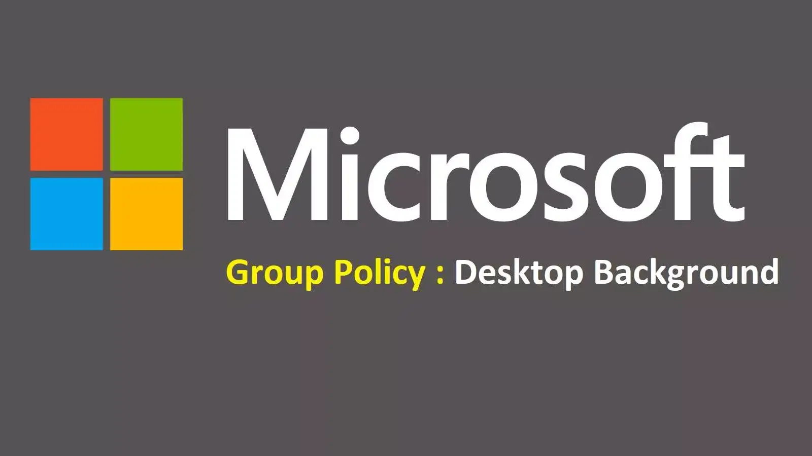 تغییر بک گراند دسکتاپ کامپیوترهای شبکه با Group Policy
