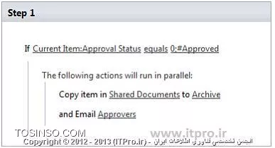 آموزش ایجاد Workflow در SharePoint Server 2010
