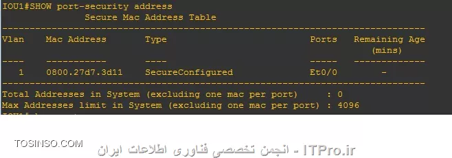 در ادامه پست قبلی تنظیمات زیر را سوئیچ مورد نظر گرفته شده است
||http://network.tosinso.com/files/get/73037107-f761-441a-84fa-091ed6b3d9c4||
||http://network.tosinso.com/files/get/2b10486a-602e-4cf3-acb5-dd9a25f5b045||

با این حساب باید از mac که در گزارش دیده می شود ping  بگیرم ولی نمی توانم
به نظر شما دلیل چیست؟