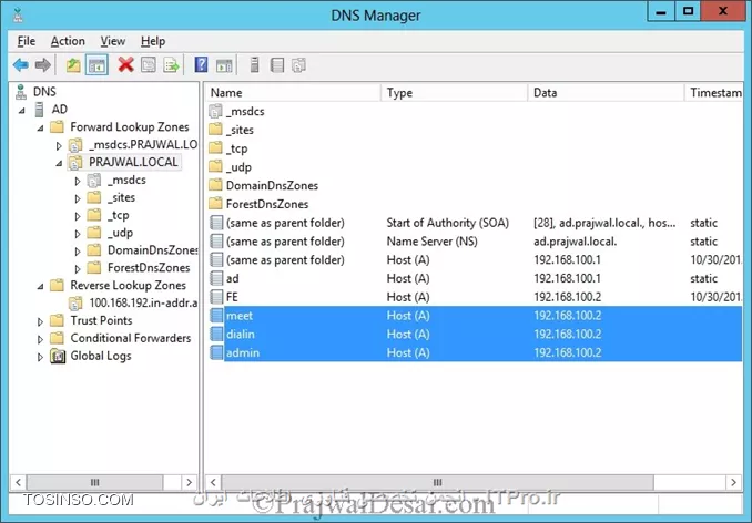 به نام خدا
با سلام 
منظورم از نصب Sql Server 
این بود که این پیغام را میدهد
||http://network.tosinso.com/files/get/52b8a921-e0b0-4c11-b89f-669f910cb006||
||http://network.tosinso.com/files/get/f3403d65-6ccb-46da-8690-d3ba726900a4||

و اینکه منظور شما از FQDN سرور Lync چیه من درقسمت نام دومین را وراد میکنم مثال Lab.local که درست نشد حتی با نام FE01.Lab.Local را هم که وارد میکنم این خطا رو میده
مانند تصویر زیر وارد میکنم
||http://network.tosinso.com/files/get/30d65069-bb05-44f6-b8d7-e55c9ad02c7b||
||http://network.tosinso.com/files/get/d40c2ff4-d265-493e-9426-c0ca37e486e5||
و تنظیمات Dnsمانند تصویر زیر میباشد
||http://network.tosinso.com/files/get/2baa086a-d561-49c6-b8b8-bca25cf586cd||
به بزرگواریتون ببخشید و بابت کمکتان خیلی ممنونم 
انشالله همیشه موفق و پیروز  باشید
