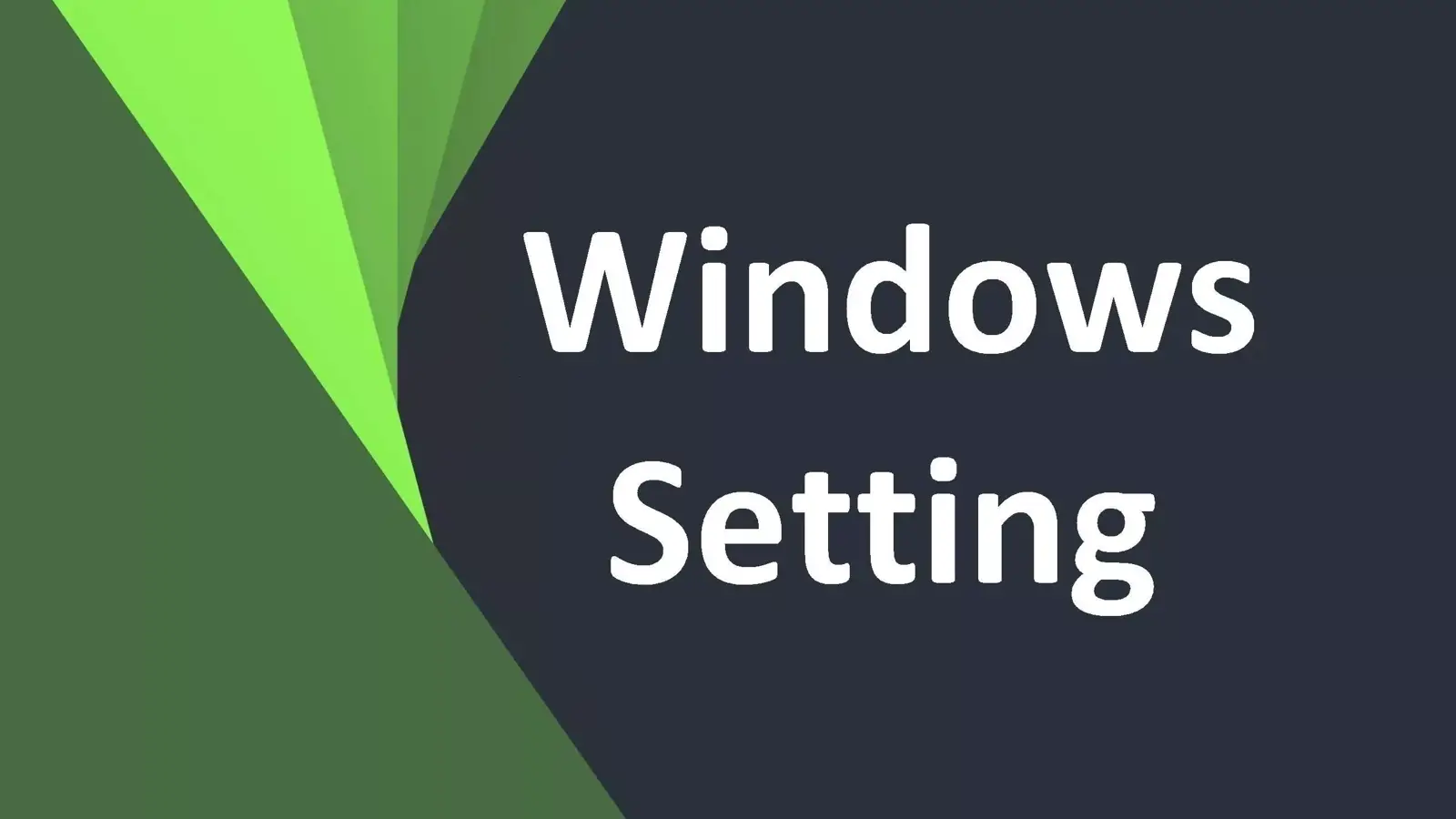 حل مشکل باز نشدن Settings در ویندوز 10