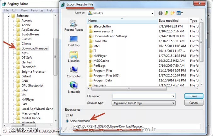 ادامه دانلود Download manager در ویندوزی دیگر