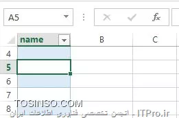 سلام، دوست عزیز با توجّه به اینکه لزومی برای این کار دیده نشده، شما قادر به Rename کردن سر ستونها در اکسل نمی باشید، اما می توانید با استفاده از Insert  و انتخاب گزینه Tableبرچسبی را به عنوان Header به ستونها اختصاص دهید به گونه ای که در زمان اسکرال ردیف ها به سمت پائیین، این برچسب به جای سرستون قرار گیرد، به عنوان مثال در تصویر زیر عنوان Header را Name h انتخاب کردیم و در تصویر دوم با اسکرال به سمت پائین عنوان Name به جای A ظاهر می گردد:
||http://icdl.tosinso.com/files/get/18efc1d6-15cd-428f-81cc-f9bc86d752ea||

||http://icdl.tosinso.com/files/get/2d8a1995-8f10-49d3-8459-92437e27e726||

در ضمن شما از مسیر File یا Office Button و انتخاب Options و سپس در قسمت Formulas قادر به انتخاب گزینه R1C1 Refrence Style می باشید که از طریق آن صرفاً به جای نمایش حروف در سر ستونها، اعداد نمایش داده می شوند همانند تصویر زیر:
||http://icdl.tosinso.com/files/get/f8a88e4f-a303-4801-a15d-6ff8802eb431||
