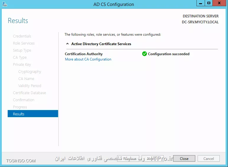آموزش جامع PKI در مایکروسافت و Active Directory Certificate Services : قسمت دوم