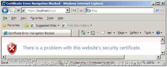 تنظیمات Certificate برای اکسچنج سرور ( Exchange Server Certificate )