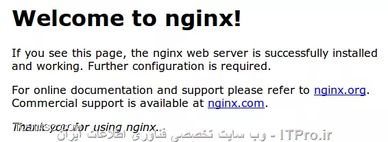 معرفی وب سرور NGINX و نصب اولیه آن