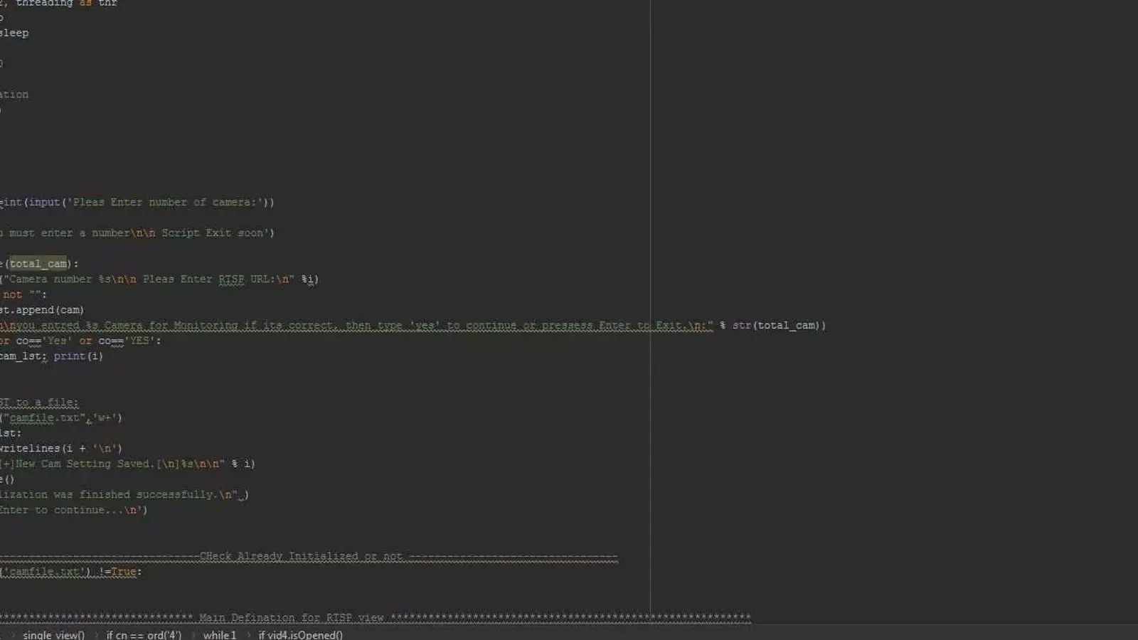 چگونه تصاویر چند دوربین مداربسته را همزمان مشاهده کنیم ؟ پایتون
