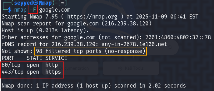 آموزش استفاده از ابزار Nmap