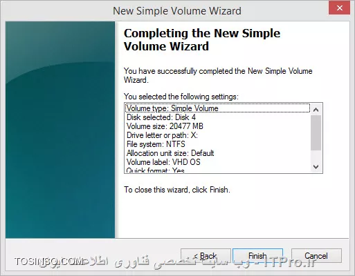 !! معرفی فایل های VHD و نصب ویندوز 8 بر روی آنها
درود به همه دوستان خوب ITPRO ، اگر تا به امروز با آموزش های دوره MCSA و ویندوز 8 با ما بوده باشید، حتما به یاد دارید که در جلسات پیش به بررسی پیش نیازهای لازم برای ویندوز 8 و نیز چگونگی نصب آن پرداختیم. در این جلسه اما قصد آموزش مبحث تازه ای به نام VHD File ها را خواهیم داشت. ولی پیش از شروع اجازه دهید تا کمی بیشتر به معرفی این قابلیت جدید مایکروسافتی بپردازیم.

VHD اختصار سر واژگان Virtual Hard Disk می باشد، و آن گونه که از نام آن پیداست، اشاره به هارد دیسک های مجازی دارد، هارد دیسکی که با استفاده از آن قادر خواهید بود تا همانند یک هارد دیسک واقعی و فیزیکی تمامی کارها از قبیل کپی یا حدف فایل، فرمت کردن، نصب ویندوز و موارد این چنینی را بر روی آن انجام دهید. این قابلیت جدید در سال 2009 و با معرفی ویندوز 7 وارد عرصه تکنولوژی های نوپا گردید. با این همه اما ممکن است این سوال برای شما پیش آمده باشد که واقعا دلیل استفاده از هارد دیسک مجازی چیست و چه کاربردهای می تواند داشته باشد؟ و این که مایکروسافت به چه علت این قابلیت را در سیستم عامل های خود گنجانده است؟ اگر مشتاق به دانستن موارد این چنینی باشید پس در ادامه نیز ما را همراهی نمایید.

فرض کنید برنامه ای دارید که قبلا در ویندوز 7 به خوبی کار می کرده است، اما اکنون و با نصب ویندوز 8  متوجه می شوید که برنامه اجرا نمی شود و یا پس از باز کردن آن با مدام با خطاهای متعددی روبرو می گردید و کلافه می شوید، سپس تصمیم می گیرید که ویندوز 8 را حذف و دوباره همان ویندوز 7  قدیمی را نصب کنید، اما به ناگاه پی می برید که بر روی هارد دیسکی که هم اکنون ویندوز 8  نصب شده است اطلاعات بسیار مهمی دارید و امکان گرفتن هیچ گونه نسخه پشتیبان هم برایتان در حال حاضر مقدور نیست. دیگر واقعا کلافه کلافه می شوید. پس در چنین شرایط بحرانی چاره کار چه می تواند باشد؟ درست حدس زدید، استفاده از هارد دیسک مجازی برای نصب یک ویندوز 7 بر روی آن، و نیز داشتن ویندوز 8 فعلی تان!

اگر بخواهیم به طور خیلی ساده به تشریح VHD بپردازیم، بایستی گفت که VHD نوع خاصی از فایل می باشد که با ایجاد و ساخت آن، ویندوز آن را به عنوان یک هارد دیسک جدید شناسایی کرده و افراد قادر خواهند بود تا تمامی کارهایی را که بر روی هارد دیسک های واقعی انجام می دهند با آن نیز انجام دهند، کارهایی از قبیل کپی یا حذف اطلاعات هارد دیسک، پارتیشن بندی، انتقال اطلاعات بر روی آن، و یا حتی نصب ویندوز و موارد مشابه دیگر. تنها با این تفاوت که دیگر خبری از وجود هارد دیسک واقعی و فیزیکی نخواهد بود و تمامی فرایندها به صورت مجازی صورت می پذیرد.

یعنی ما به کمک خود ویندوز و یا از طریق DVD نصب آن، ابتدا فایلی با پسوند vhd ساخته و ایجاد می کنیم، و آن گاه ویندوز آن فایل را به عنوان هارد دیسکی مجازی برایمان نمایش خواهد داد، که در نهایت نیز هر آن چه را که می توان با یک هارد دیسک فیزیکی واقعی انجام داد، با هارد دیسک مجازی مان نیز می توانیم انجام دهیم. اما شاید بتوان گفت اصلی ترین دلیل ایجاد و ساخت هارد دیسک مجازی، نصب سیستم عامل بر روی آن می باشد. پس افراد هارد دیسک مجازی را ایجاد می کنند تا بتوانند بر روی آن ویندوز نصب کنند. اجازه دهید این مثال را کمی بسط داده و روشن تر نماییم: یک هارد دیسک مجازی VHD را در نظر بگیرید که بر روی آن ویندوزی با تمامی برنامه های کاربردی از قبیل Microsoft Office, Photoshop و غیره را نصب کرده اید و برای روز مبادا کنار گذاشته اید.

حال اگر به هر دلیلی ویندوز فعلی تان دچار عیب و ایراد یا آسیبی گردد و دیگر همانند سابق برنامه ها بر روی آن اجرا نشود و یا به هنگام کار کردن با آن مدام با خطا مواجه گردید کافی ست تا به سراغ ویندوز نصب شده بر روی VHD رفته و بدون هیچ نگرانی با خیال راحت به کارتان ادامه دهید، و یا این که سناریویی را در نظر بگیرید که می خواهید پیش از نصب برنامه ای بر روی ویندوز اصلی تان، ابتدا آن را در محیط آزمایشی تست کنید. در نتیجه ویندوزی را بر روی هارد دیسک مجازی یا همان VHD  نصب می کنیم و سپس برنامه را بر روی آن تست می نماییم و پس از اطمینان حاصل کردن از سالم بودن برنامه و صحیح کار کردن آن،  اقدام به نصب برنامه مورد نظر بر روی ویندوز واقعی و اصلی مان می کنیم. اگر تا به اینجای امر و توضیحات اولیه را به خوبی درک کرده باشید، پس در ادامه نیز با ما همراه شوید تا ببینیم که چگونه می توان هارد دیسکی مجازی ایجاد و سپس بر روی آن ویندوز نصب کنیم.

!! نحوه ایجاد فایل VHD (هارد دیسک مجازی)
برای ساخت فایل VHD می توان به دو طریق عمل کرد:
1. با استفاده از خود ویندوز 8  و کنسول Computer Management
2. با استفاده از DVD ویندوز 8 و کنسول Command Prompt
ما ابتدا به آموزش نحوه ایجاد آن از طریق ویندوز 8 می پردازیم.

!! ایجاد فایل VHD به وسیله ویندوز 8
برای این که از طریق خود ویندوز فایل VHD و هارد دیسک مجازی ایجاد کنیم، می بایست مراحل زیر را گام به گام انجام دهید:
• ابتدا به Control Panel رفته و Administrative Tools را باز می کنیم. سپس بر روی Computer Management دابل کلیک کرده تا باز شود
• در قسمت سمت چپ، بر روی Disk Management کلیک کرده تا تمامی هارد دیسک های موجود بر روی کامپیوتر را مشاهده نمایید (تصویر زیر)
<center>
||http://tosinso.com/files/get/5482b1dc-0472-4820-a087-94029617bb3e||
<center>

• سپس، از منوی Action بر روی گزینه Create VHD کلیک کرده تا فایل VHD خود را ایجاد نماییم.
<center>
||http://tosinso.com/files/get/fed87279-6a1e-4f32-975f-63b07041f9eb||
<center>
• در صفحه ای که در بالا نیز می بینید، پس از کلیک بر روی Create VHD برایمان باز خواهد شد، با دادن یک مسیر دلخواه و نام فایل، و نیز میزان حجمی که برای فایل VHD مد نظرمان می باشد، در نهایت بر روی OK کلیک می کنیم تا فایل VHD ایجاد گردد. به عنوان نمونه فایلی که من ایجاد کرده ام MyVHD.vhd نام دارد. دیگر گزینه های موجود در این صفحه را نیز با مقدارهای پیش فرض پذیرفته و تغییری نمی دهیم. 

• اکنون که فایل VHD برایمان ایجاد شد، اگر مجددا به Disk Management مراجعه نمایید، مشاهده خواهید کرد که هارد دیسک جدیدی به لیست هارد دیسک های پیشین اضافه گردیده است. ما نیز برای این که بتوانیم از این هارد دیسک جدید که همان هارد دیسک مجازی مان می باشد استفاده نماییم با راست کلیک بر روی آن و سپس انتخاب گزینه Initialize ،  دیسک را اصطلاحا آماده بهره برداری می نماییم. (تصویر زیر)
<center>
||http://tosinso.com/files/get/1da16166-8f4f-4781-bf9b-334d2bfe4e99||
||http://tosinso.com/files/get/02d1d23e-f9d0-4408-9c5c-1232cd5b8727||
<center>
• حال که دیسک با موفقیت آماده سازی شده است، بایستی آن را فرمت کنیم تا از این پس بتوان بر روی آن اطلاعات نوشت یا حذف کرد، و یا حتی ویندوز نصب بنماییم. بدین منظور از لیست دیسک های موجود بر روی دیسکی که هم اکنون و طی مراحل بالا ایجاد کردیم راست کلیک کرده و گزینه New Simple Volume را انتخاب می نماییم.
<center>
||http://tosinso.com/files/get/9d185be8-adc8-42d8-9be5-ff22389bedf4||
<center>
• پس از انجام مراحل بالا، بقیه مراحل را مانند تصاویر زیر به ترتیب انجام دهید تا مراحل فرمت کردن دیسک مجازی با موفقیت انجام پذیرد
<center>
||http://tosinso.com/files/get/224a618c-1291-400e-a663-4e9578923c4d||
||http://tosinso.com/files/get/b8a094f0-0f07-4dba-af5f-f3ae37ff6689||
||http://tosinso.com/files/get/3ebbb128-53f9-491f-9ee5-b0cf6ee909eb||
||http://tosinso.com/files/get/9963eaac-e4fa-461d-96a0-b001f382b9e2||
||http://tosinso.com/files/get/329eb1d6-7aea-46ca-983d-1c9a9cc26a7d||
<center>
هم اکنون مراحل ساخت هارد دیسک مجازی ما در اینجا به پایان رسیده است و موفق شدیم تا آن را  فرمت نیز نماییم. حال اگر به Computer بروید، مشاهده خواهید کرد که درایوی جدید به لیست درایوهای فعلی مان اضافه شده است. (تصویر زیر) 
<center>
||http://tosinso.com/files/get/96f8f87b-39b6-4d10-863f-94c7ea2c27f7||
<center>
درایوی که در بالا می بینید همان درایو VHDست که قصد نصب ویندوز بر روی را آن داریم. از آنجا که مراحل تا بدین قسمت با موفقیت به پیش رفته است، در نتیجه DVD ویندوز را بر روی DVD-ROM کامپیوتر قرار می دهیم و کامپیوتر را ریستارت کرده تا شروع به نصب ویندوز بر روی فایل VHD کنیم. در نتیجه بعد از ریستارت شدن کامپیوتر و بوت کردن آن، مراحل را گام به گام و طبق شکل زیر جلو می رویم:
<center>
||http://tosinso.com/files/get/3c6df564-ed35-4945-ba18-bd6dcc007e01||
||http://tosinso.com/files/get/a0eff813-2179-4453-828b-4aa1f84e533b||
<center>
پس از این که DVD ویندوز کاملا بوت شده و صفحه خوش آمد گویی برای نصب ظاهر گردید، ما نیز با فشردن کلیدهای Shift و F10  وارد محیط CMD می شویم تا هارد دیسک مجازی را برای فرایند نصب معرفی نماییم، چرا که به صورت پیش فرض هارد دیسک مجازی در لیست هارد دیسک های واقعی برای نصب نبوده و ظاهر نخواهد شد (تصویر زیر). 
<center>
||http://tosinso.com/files/get/ce5c7404-e4ed-4b17-bfd4-9c948545588b||
<center>
با باز شدن صفحه CMD، ابتدا فرمان diskpart را تایپ و سپس با زدن کلید Enter وارد محیط diskpart می شویم
<center>
||http://tosinso.com/files/get/3de6790d-8f10-4dd0-a3df-d718d5f9715d||
<center>
سپس با اجرای دستور زیر ابتدا هارد دیسک فیزیکی مان را انتخاب، و آن گاه هارد دیسک مجازی را که پیش تر در ویندوز ساخته ایم را برای ادامه کار انتخاب می نماییم و کلید Enter را فشار می دهیم. دستور انتخاب فایل هارد دیسک مجازی در زیر آمده است:
<left>
select vdisk file= D:\My VHD.vhd
<left>
<center>
||http://tosinso.com/files/get/7bcac5f0-b40e-4c54-a4f4-24f5877ad828||
<center>
همان طور هم که در تصویر بالا مشاهده می نمایید فایل VHD که قبلا در ویندوز ساخته بودیم با موفقیت انتخاب گردید.قسمت بعد متصل کردن هارد دیسک مجازی و نمایش داده شدن آن در لیست هارد دیسک های موجود خواهد بود. بدین منظور از فرمان attach vdisk کمک می گیریم.
<center>
||http://tosinso.com/files/get/70eaf54f-1148-4b47-bcc5-2d110c34f60a||
<center>
تا به اینجای کار توانسته ایم هم هارد دیسک مجازی که قبلا ساخته ایم را برای نصب لود کنیم، و هم آن را به لیست هارد دیسک های موجود اضافه نماییم. گام بعدی ساخت یک پارتیشن از نوع Primary برای نصب ویندوز بر روی آن می باشد. بدین منظور با استفاده از فرمان create partition primary پارتیشن مربوطه را بر روی هارد دیسک مجازی ایجاد می کنیم (تصویر زیر)
<center>
||http://tosinso.com/files/get/0537670c-ee0f-41f9-b8f1-b3634dc45d1d||
<center>
حال که پارتیشن Primary خود را نیز ایجاد نمودیم، بایستی آن را برای نصب ویندوز هم فرمت نماییم. بدین منظور با استفاده از فرمان format fs=ntfs آن را با فایل سیستم NTFS که برای نصب ویندوز 8 ضروری می باشد فرمت می کنیم:
<center>
||http://tosinso.com/files/get/046dbdf1-a156-41d6-bc4a-942026884fe4||
<center>
تقریبا تا اینجای کار، مراحل اصلی پایان پذیرفته است. پس با بستن صفحه CMD، مراحل نصب را به صورت عادی و با زدن دکمه Next ادامه می دهیم تا به قسمت انتخاب درایوها برای نصب ویندوز برسیم. ضمن این که اگر هنوز با فرایند نصب ویندوز 8 به خوبی آشنا نیستید می توانید به |این لینک::https://tosinso.com/articles/40530/%d8%a2%d9%85%d9%88%d8%b2%d8%b4-%d8%b1%d8%a7%db%8c%da%af%d8%a7%d9%86-%d9%88%db%8c%d9%86%d8%af%d9%88%d8%b2-8-%d8%a8%d9%87-%d8%b5%d9%88%d8%b1%d8%aa-%da%af%d8%a7%d9%85-%d8%a8%d9%87-%da%af%d8%a7%d9%85| مراجعه نمایید.
اکنون همان گونه که در تصویر زیر نیز مشاهده می کنید، یک هارد دیسک جدید به لیست هارد دیسک های فیزیکی موجود بر روی کامپیوتر اضافه گردیده که همان هارد دیسک مجازی VHD می باشد. 
<center>
||http://tosinso.com/files/get/796290d0-b4fa-4802-8f98-e6824f967822||
<center>
از این مرحله به بعد، دیگر تمامی پروسه نصب ویندوز کاملا عادی و مشابه عملیات نصب بر روی هارد دیسک های واقعی خواهد بود.ما فرض را بر این خواهیم گرفت که از این مرحله به بعد و پروسه نصب را خودتان انجام خواهید داد تا در نهایت ویندوز با موفقیت بر روی دیسک مجازی VHD نصب شود.پس از اینکه عملیات نصب با موفقیت به پایان رسید و کامپیوتر ریستارت شد، هنگام نمایش منوی بوت مشاهده خواهید کرد که به غیر از ویندوز اصلی که بر روی هارد دیسک فیزیکی نصب شده است، یک ویندوز دیگر با نام Windows 8.1 VHD هم مشاهده می گردد، که در واقع همان ویندوزی ست که بر روی هارد دیسک مجازی مان نصب کردیم، و با انتخاب آن می توان وارد آن شد و همانند ویندوزهای معمولی با آن مشغول به کار شد، تنها با این تفاوت که از روی هارد دیسک مجازی در حال اجراست.
<center>
||http://tosinso.com/files/get/33d91b60-d266-46ec-872d-5b30a81562f6||
<center>
<left>
شاد باشید و سربلند
<left>

نویسنده : اسحاق احمدپور
منبع :| جزیره سرویس های شبکه مایکروسافت وب سایت توسینسو::https://tosinso.com/microsoft|
هرگونه نشر و کپی برداری بدون ذکر منبع و نام نویسنده دارای اشکال اخلاقی است