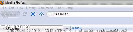 تنظیمات مودم ADSL