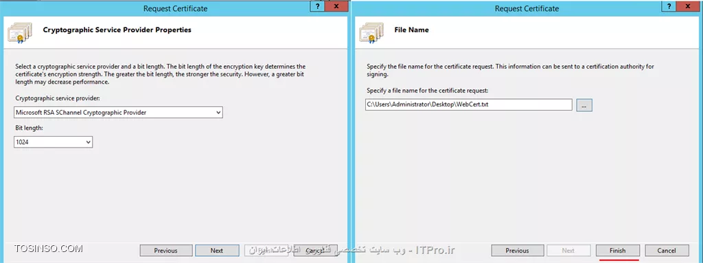 آموزش جامع PKI در مایکروسافت و Active Directory Certificate Services : قسمت هشتم
