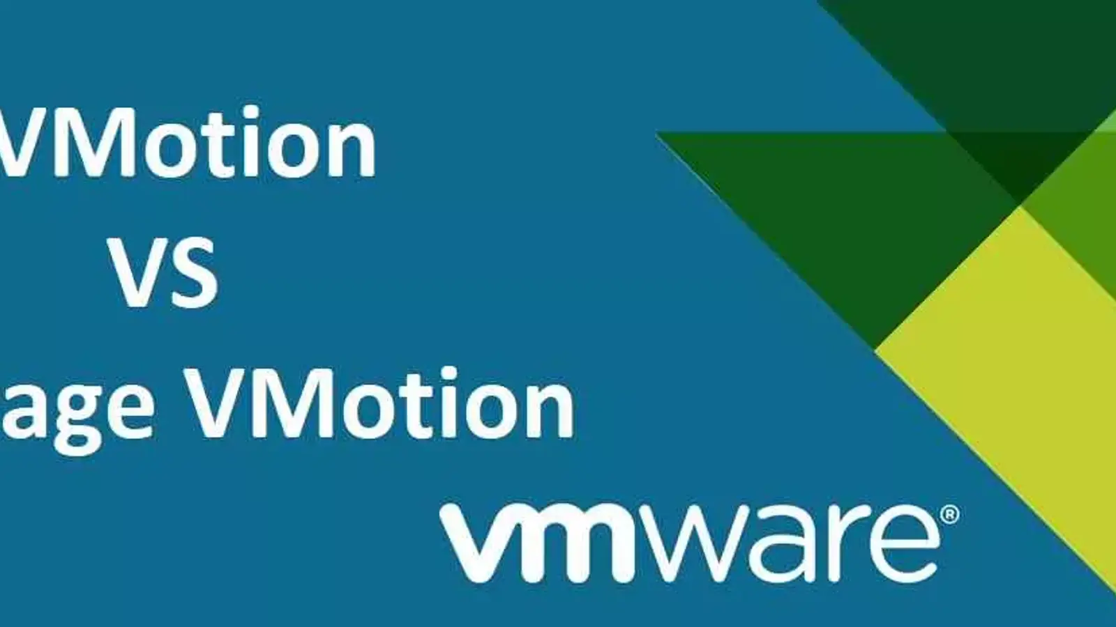 تفاوت VMotion و Storage VMotion در چیست؟ به زبان ساده