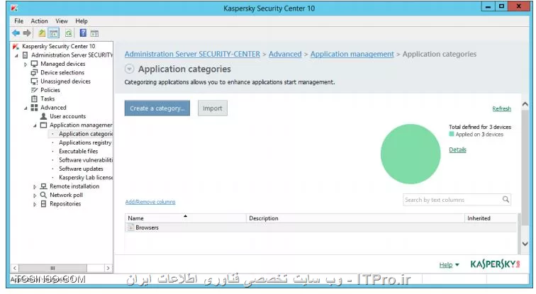 !! مسدودسازی اجرای یک برنامه ناشناس 
* ماشین های DC - Security-Center را روشن کنید 

* ماشین  PC1 را روشن کنید 

- Security-Center 

1- در Administration Console بروید 

2- باز کنید Application categories 

3- کلیک Create a category 

||https://tosinso.com/files/get/33bc6b30-e0bf-40a1-8f00-0d32864ae9ea||

4- روی بالاترین گزینه کلیک کنید 

||https://tosinso.com/files/get/a23db86e-9098-4d93-8bae-9478ce9cd228||

5- نام دسته بندی Protection_Cryptomalware و Next کنید 

||https://tosinso.com/files/get/aba2b412-021e-4b3d-ab8b-b1547107bdc5||

6- فایل Conditions_Protection_Cryptomailware.txt را کپی کنید و آن را باز کنید ( این فایل توسط نویسنده ایجاد شده و هدف فقط آموزش است )

||https://tosinso.com/files/get/68c5f0fd-5d60-4ca8-839c-2a67cc90b8bc||

7- حالا از لیست Add را بزنید 

8- در لیست روی Application folder بروید 

||https://tosinso.com/files/get/f3a41382-acd6-4d39-9b09-35767b6e59f0||

9- حالا به صورت زیر خط زیر را در Conditions_Protection_Cryptomailware.txt کپی کنید 

||https://tosinso.com/files/get/9e1025ce-f10d-423d-8e84-a275440243c9||

10- در مسیر زیر خط را پیست کنید 

||https://tosinso.com/files/get/5509d43d-9a6a-48da-bb1f-6cad62b582a5||

11- در واقع ما مسیر فایل Conditions_Protection_Cryptomailware.txt را شبیه سازی کردیم حالا Next کنید 

||https://tosinso.com/files/get/dfacface-3837-4b63-9166-3e4492815f23||

12- حالا Next را بزنید و در لیست روی KL category کلیک کنید 

||https://tosinso.com/files/get/8cad9a05-7be4-4399-b8b3-9c284af42110||

13- حالا تمامی باکس های KL categories انتخاب کنید و OK را بزنید 

||https://tosinso.com/files/get/a84d6c33-76c0-4043-8826-e7184808efce||

14- روی figuring conditions for exclusion of applications from categories و  Next کنید 

||https://tosinso.com/files/get/9159c9b1-50fc-4ccb-8786-939edc2881b4||

15- روی Finish کلیک کنید 

||https://tosinso.com/files/get/6d444193-2e2a-417a-9224-21ce81a39a19||

- تغییر در پالیسی برای جلوگیری از اجرای فایل توسط کاربران 

1- وارد Workstations و روی تب Policies کلیک کنید 

||https://tosinso.com/files/get/650bdf2e-5bea-4c36-8d08-2b9045254907||

2- حالا پراپرتیس KES 10 SP2 workstation policy را بگیرید 

3- حالا Application Startup Control باز کنید 

||https://tosinso.com/files/get/6e1cccdc-9a94-456e-bb5a-30a903e0825b||

4- کلیک کنید Add

||https://tosinso.com/files/get/f63b9598-8918-4f83-be93-93248dc08905||

5- روی OK کلیک کنید 

6- مجدداً OK را بزنید 

||https://tosinso.com/files/get/ba162616-d646-477f-9ff3-88c773081d39||

7- حالا منتظر باشید تا پالیسی اعمال شود 


نویسنده : سید احمد توسلی
منبع : |جزیره امنیت اطلاعات و ارتباطات وب سایت توسینسو::https://tosinso.com/security|
هرگونه نشر و کپی برداری بدون ذکر منبع و نام نویسنده دارای اشکال اخلاقی است